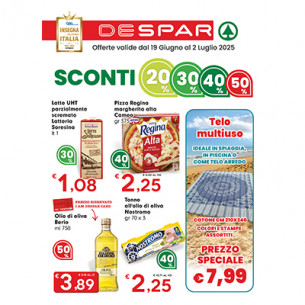 volantino Volantino despar dal 19 giugno al 2 luglio dal 19/06/2025 al 02/07/2025